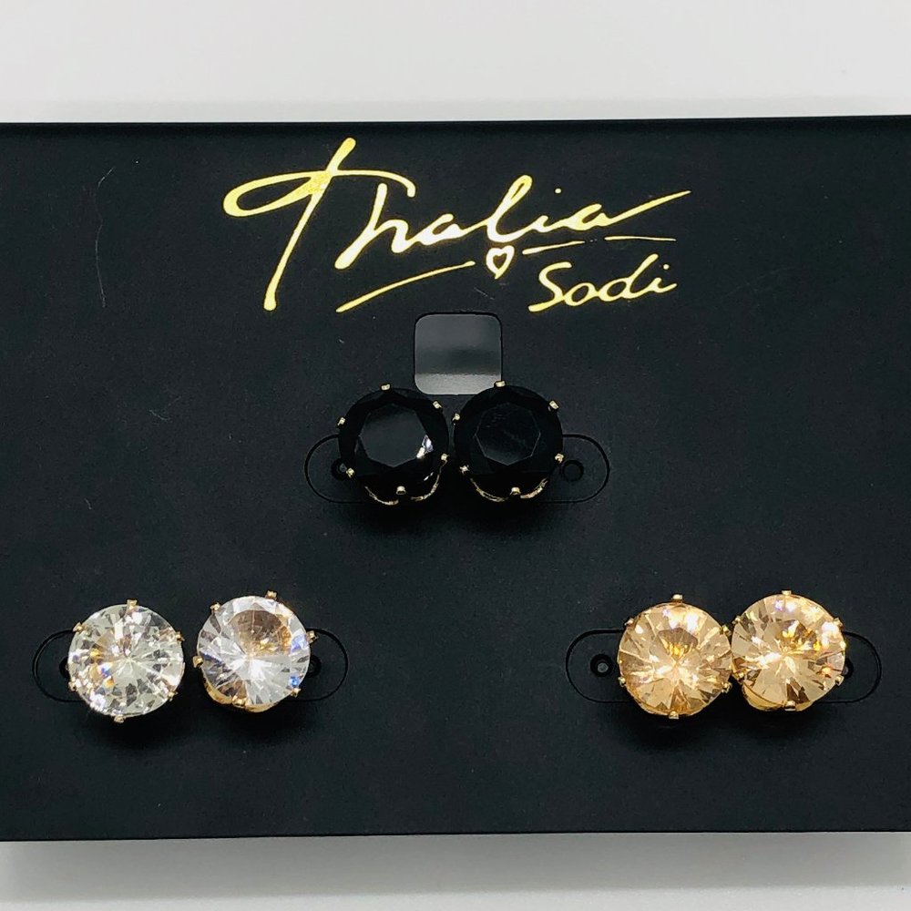 Brand New Thalia Sodi Multi Colored Stud Set